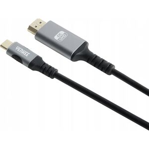 Kabel USB Yenkee USB-C - HDMI 1.5 m Czarno-srebrny (35055381) 12807762 8590669312962