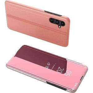 Hurtel Clear View Case etui Samsung Galaxy A54 5G pokrowiec z klapką różowe 12814599 9145576273814