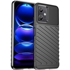 Hurtel Thunder Case etui Xiaomi Poco X5 5G / Redmi Note 12 5G silikonowy pancerny pokrowiec czarne 12814671 9145576274637