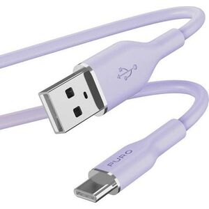 Kabel USB Puro USB-A - USB-C 1.5 m Fioletowy (PUR679) 12856487 8018417442285