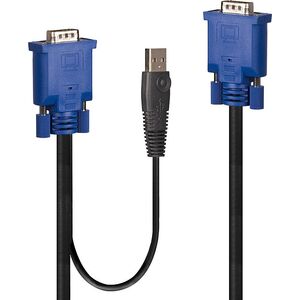 Kabel USB Lindy LINDY Kombiniertes KVM- und USB-Kabel 1m 12864111 4002888321853