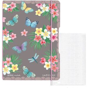 Herlitz Notatnik A5 40k kropki My.Book PP z gumką HERLITZ 12894277 4008110366487