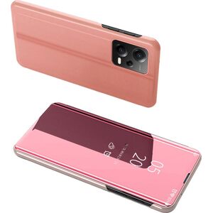 Hurtel Clear View Case etui do Xiaomi Redmi Note 12 5G / Poco X5 5G pokrowiec z klapką różowe 12894991 9145576276037