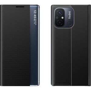 Hurtel New Sleep Case etui do Xiaomi Redmi 11A / Poco C55 / Redmi 12C pokrowiec z klapką podstawka czarne 12895010 9145576275856
