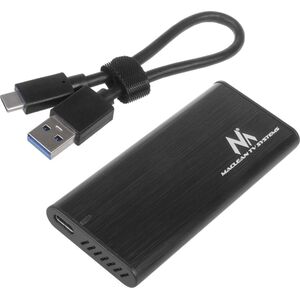Kieszeń Maclean Obudowa dysku Maclean, SSD M.2, NVMe (PCIe), NGFF (SATA), USB 3.1, rozmiary 2230/2240/2260/2280, aluminiowa obudowa, MCE443 12899640 5902211128816