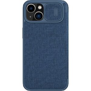 Nillkin NILLKIN QIN CLOTH PRO CASE ETUI DO IPHONE 14 PLUS OSŁONA NA APARAT KABURA POKROWIEC OBUDOWA Z KLAPKĄ NIEBIESKI 12902308 6902048249172