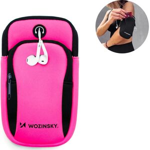 Wozinsky Opaska na telefon do biegania armband różowa Opaska na telefon do biegania armband różowa 12942057 5907769306853