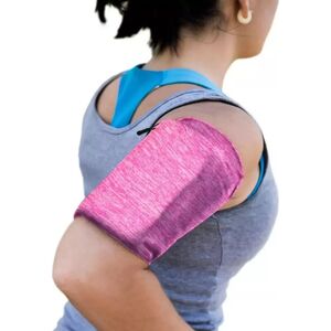 4kom.pl Armband do biegania | opaska na ramię na telefon L różowa 12942279 9145576257937