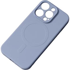 Hurtel Silikonowe magnetyczne etui iPhone 14 Pro Silicone Case Magsafe - szaroniebieskie 13002232 9145576278352