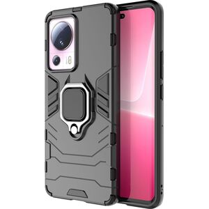 Hurtel Ring Armor etui do Xiaomi 13 Lite pancerny pokrowiec uchwyt magnetyczny ring czarne 13002327 9145576277645