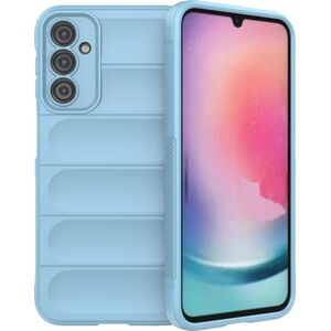 Hurtel Magic Shield Case etui do Samsung Galaxy A24 4G elastyczny pancerny pokrowiec jasnoniebieskie 13002335 9145576277621