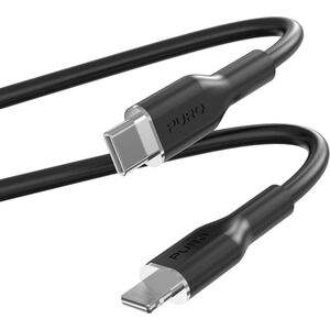 Kabel USB Puro USB-C - Lightning 1.5 m Czarny (PUR685) 13026723 8018417440939