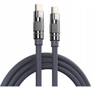 Kabel USB Remax USB-C - USB-C 1.2 m Szary 13026757 6954851206057