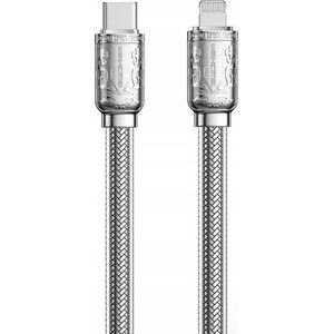 Kabel USB Wekome USB-C - Lightning 1 m Srebrny (WK-WDC-178) 13026869 6941027632451