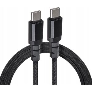 Kabel USB Maclean USB-C - USB-C 1 m Czarny (3) 13026881 5902211130543