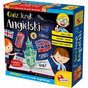 Lisciani LISCIANI I"M A GENIUS QUIZ - JĘZYK ANGIELSKI 13048228 8008324101979