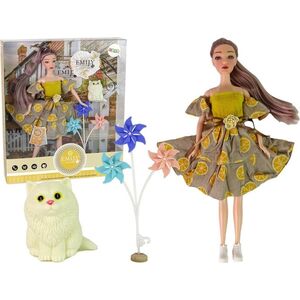 LeanToys Lalka Emily z Wiatrakiem Kotek Dla Dzieci 13053072 5905679070017