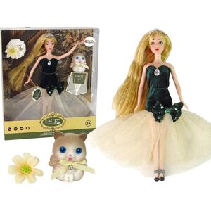 LeanToys Lalka Dla Dzieci Emily Długie Włosy Kotek Kwiat 13053181 5905515359979