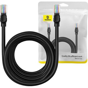 Baseus Kabel sieciowy Baseus Ethernet CAT5, 8m (czarny) 13097249 6932172637002
