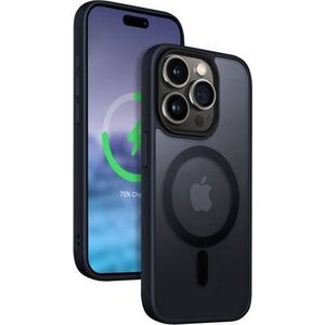 Crong Etui Hybrid Frost MAG Cover iPhone 15 Pro Max MagSafe Granatowe 13132656 5904310703307