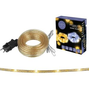 PR Sznur ozdobny 100 LED z brokatem, złoty, światło ciepłe białe 13133567 5902270777611
