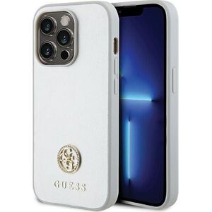 Guess Guess GUHCP15LPS4DGPS iPhone 15 Pro 6.1" srebrny/silver hardcase Strass Metal Logo 13171296 3666339151164