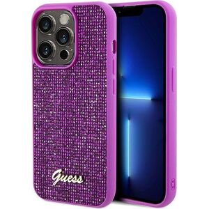 Guess Guess GUHCP14XPMSDGSF iPhone 14 Pro Max 6.7" fuksja/fuschia hardcase Disco Metal Script 13171355 3666339173708