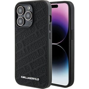 Karl Lagerfeld Karl Lagerfeld KLHCP15LPQKPMK iPhone 15 Pro 6.1" czarny/black hardcase Quilted K Pattern 13177471 3666339165055