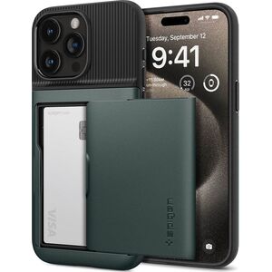 Spigen Slim Armor CS, abyss green - iPhone 15 Pro Max 13184055 8809896749411