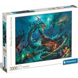 Clementoni Puzzle 3000 elementów High Quality The Underwater Battle 13213420 8005125330232