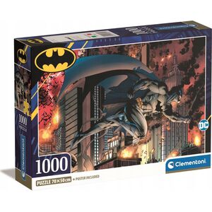Clementoni Puzzle 1000 elementów Compact Batman 13213433 8005125398515