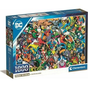Clementoni Puzzle 1000 elementów Compact DC Comics Liga Sprawiedliwych (Justice League) 13213439 8005125398638