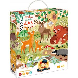 Czuczu Puzzle Dzikie puzzle - Las 40 elementów 13213518 5902983492504
