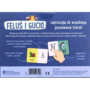 Nasza Księgarnia Gra Feluś i Gucio poznają literki 13220869 5904915903447