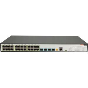 Switch Fiberhome FiberHome S5800-28T-X-PE-AC łącza sieciowe Zarządzany L2/L3 Gigabit Ethernet (10/100/1000) Obsługa PoE 1U Czarny, Szary 13234365 6975489914251