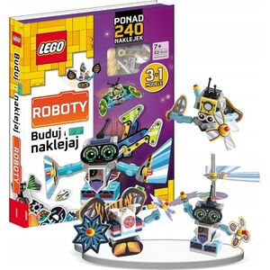 LEGO Lego Books. Buduj i naklejaj: Roboty 13235305 9788325340896