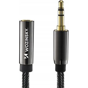 Kabel Wozinsky WOZINSKY PRZEDŁUŻACZ MINI JACK (ŻEŃSKI-MĘSKI) PRZEDŁUŻKA AUX 3 M CZARNY 13240736 5907769307393