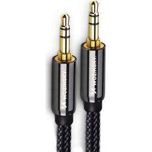 Kabel Wozinsky WOZINSKY UNIWERSALNY KABEL MINI JACK 2X KABEL AUX 2 M CZARNY 13240739 5907769307447