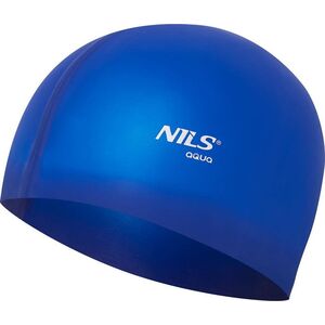Nils Extreme NQC JEDNOKOLOROWY BL04 CIEMNONIEBIESKI CZEPEK SILIKONOWY NILS AQUA 13241098 5907695527919