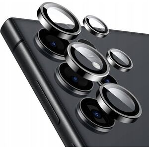 Crong Szkło hartowane na obiektyw aparatu Samsung Galaxy S24 Ultra Czarne 13243143 5904310703826