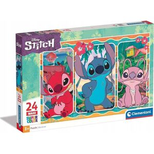 Clementoni Puzzle 24 elementy Maxi Super Kolor Stitch 13244886 8005125240296