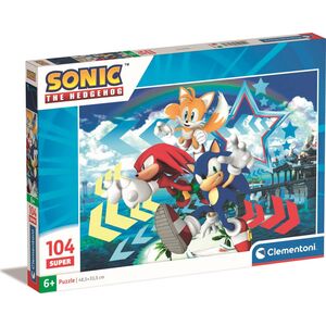 Clementoni Puzzle 104 elementy Sonic 13244927 8005125272679