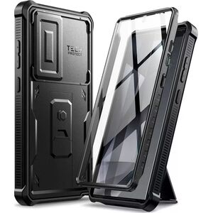 4kom.pl Etui obudowa Kevlar Cam+ do Samsung Galaxy S24 Ultra Black 13247381 5906203690824