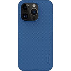 Nillkin Wzmocnione etui do iPhone 15 Pro Nillkin Super Frosted Shield Pro - niebieskie 13251314 6902048265585