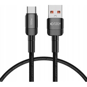 Kabel USB Tech-Protect USB-C - USB-C 0.25 m Czarny (5906203690695) 13273321 5906203690695