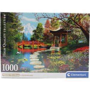 Clementoni CLE puzzle 1000 Compact Fuji Garden 39910 13276680 8005125399109