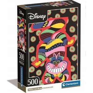Clementoni Clementoni Puzzle 500el Compact The Cheshire Cat 35533 13276742 8005125355334