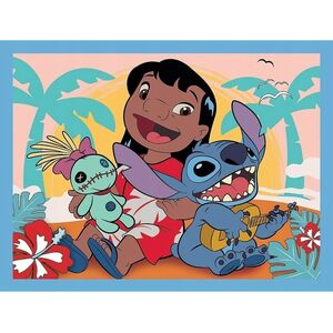 Trefl Puzzle 2w1 + memos Wesoły dzień Lilo i Stitch 93585 TREFL 13276796 5900511935851