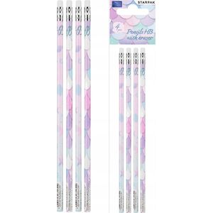 Starpak OLOWEK Z GUM HB MERMAID STK PBH OP4 36/432 13276929 5905523632187