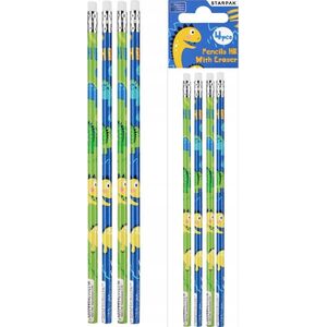 Starpak OLOWEK Z GUM HB DINO STK PBH OP4 36/432 13276930 5905523622638